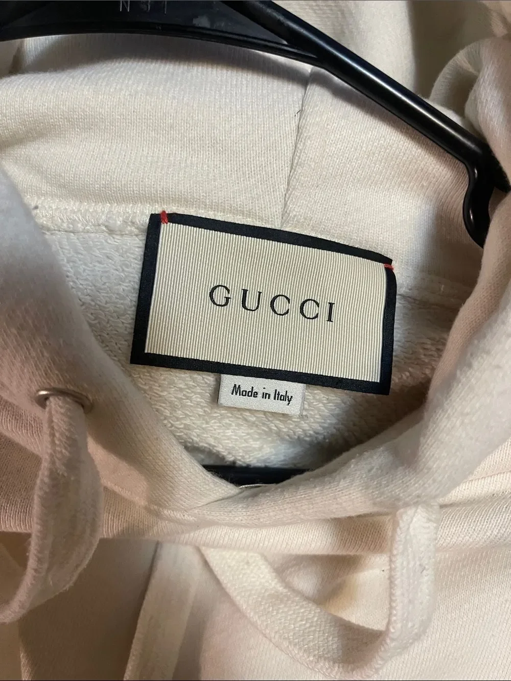 Gucci Cream Hoodie with Deer size medium